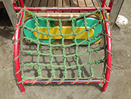 ネットロープ遊具ビフォー