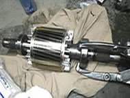 モーターベアリングの交換	 