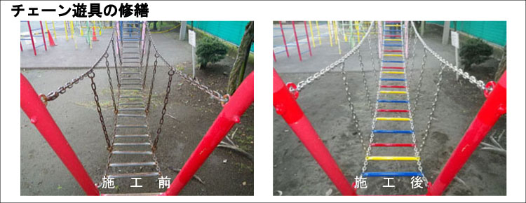 遊具の修繕・新設・撤去・改良